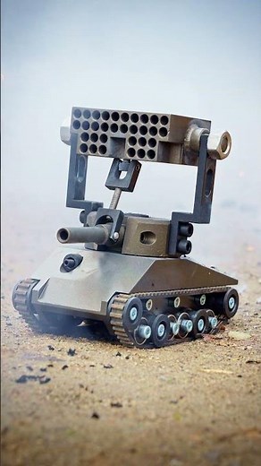 M4 Sherman - T34 Calliope → mini cannon tank → #cannon ​#battlefield #mrmichal
