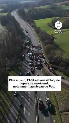 Colère des agriculteurs : les autoroutes A63 et A64 bloquées avant la visite de la ministre
