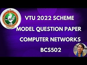 BCS502 computer networks official model Question paper CN BCS502 |5th Sem |2022 Syllabus| VTU