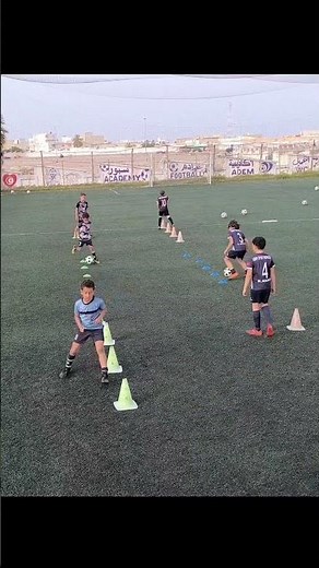 U10 warm up passing receiving coordination and agility drill #soccer #futbol #practice #u10 #u8