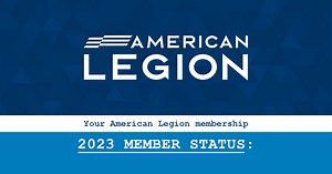 Your American Legion 2023 membership status is PENDING. To ensure your membership benefits continue, renew online today! | The American Legion National Headquarters