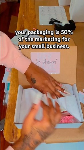 ASMR small business packaging orders ✨ #marketingtipsforbusiness