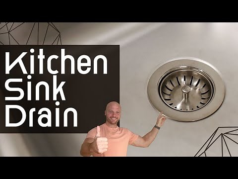 Install a Kitchen Sink Drain Assembly, (Basket Strainer)