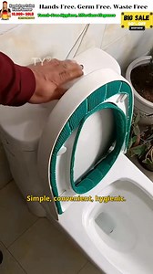  From now on, there will be "zero" contact with water! Hygienic...