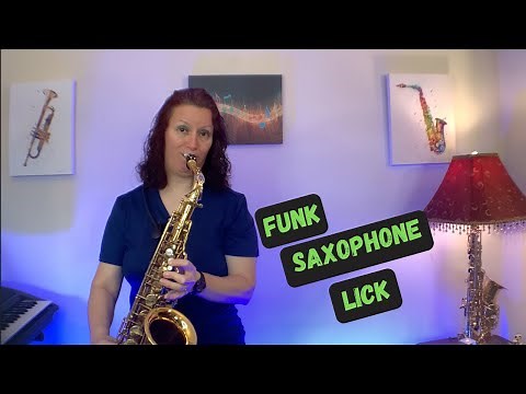 Funk Saxophone Lick; Candy Dulfer