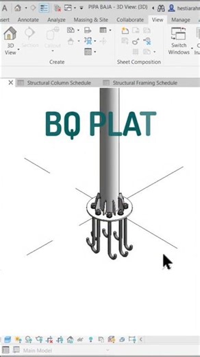 BQ Plat Baja #revit #steel