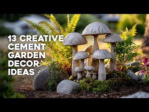 🛠️ Creative DIY Cement Garden Decor Ideas for a Beautiful Outdoor Space