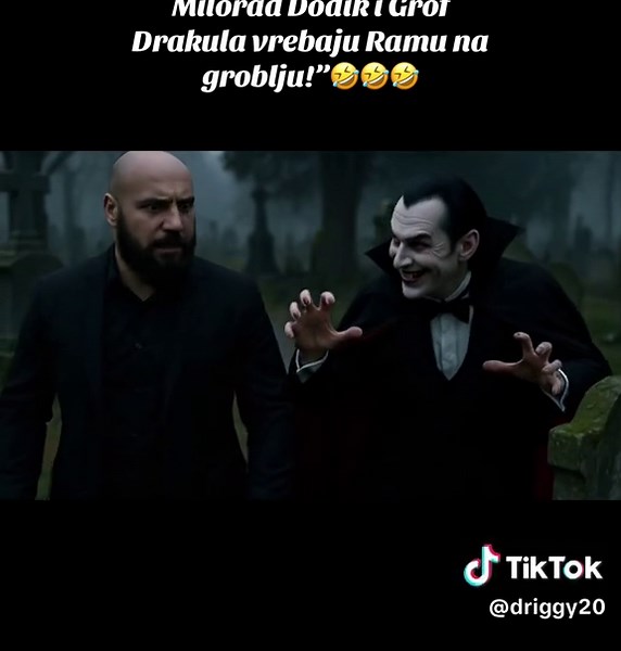Dodik i Grof Drakula: Horor scena na groblju!
