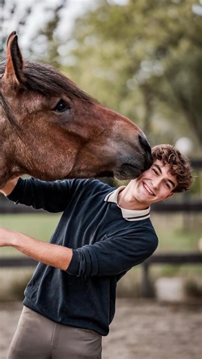 Robin Cooijmans on Instagram: "After a month off, it was time to go for a ride with Benthe again. Nothing more than some easy trot work, having fun, and taking the time to groom before and after our ride. It’s all about having fun."
