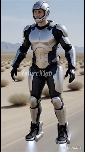 #elonmusk Test-Flies the #tesla HyperSuit X1 at Giga Texas Proving Grounds #fantasy #futuretech