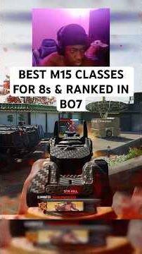 BEST M15 CLASSES FOR 8s & RANKED! #shorts #callofduty #bo7ranked #bo7rankedclasses #bo7m15 #bo7