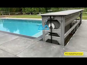 Bree Automatic PVC Saltted Pool Covers Safety Floating Swimming Pool Cover