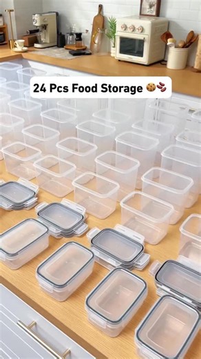 450 reactions · 11 shares | طقم 24 علبة تخزين محكمة الإغلاق 北✨ مثالي...