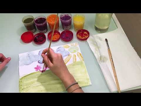 PINTURAS A BASE DE FRUTAS Y VEGETALES. Michelle Rosenstock.