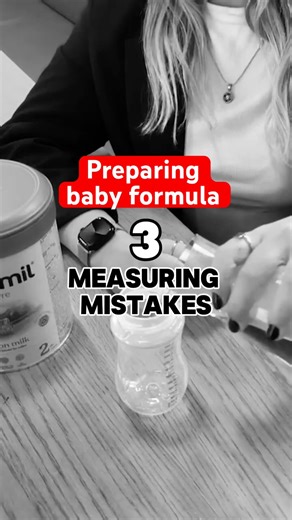 Common Measuring Mistakes for Formula | Baby Feeding Tips #parenthack #babyformula