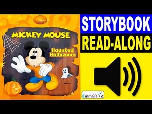 Disney Mickey Mouse - Haunted Halloween 🎃 Read Along Story books for Kids 📚 Halloween Stories