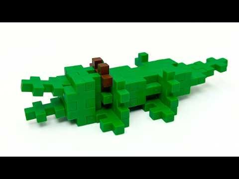 Plus-Plus Alligator Build Step-by-Step Instructions