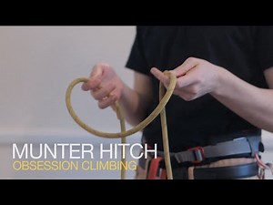 Climbing tips: Munter Hitch (EMERGENCY belay/rappel)