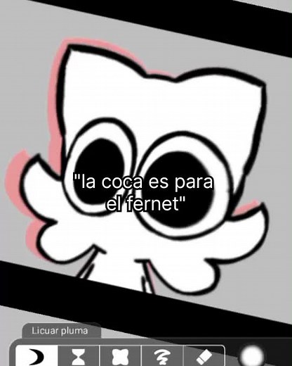 Dibujo Humorístico de Fernet con Coca-Cola