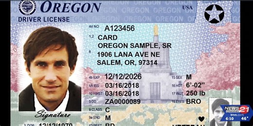 Before flying off to school, Oregon college students urged to add REAL ID to their driver's license or ID card