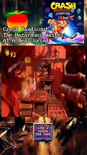 Crash Bandicoot 4: Hazardous Wastes, A Real Grind Bonus Area Entering the wasteland area! this level has some grinding rails and some hidden boxes that can be difficult to find! We beat the original trilogy now its about time we check out Crash Bandicoot 4! Evidently it is about time. Gameplay footage is from the PC version. #gaming #retro #videogame #retrogaming #reelsfbシ #fbreels #love #fb #flashback #clips #gameplay #retrogames #nostalgia #fypシ #instagood #childhood #fyp #crash #crashbandicoo