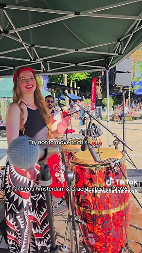 Latin band live summer 2026 — Chalina congas & singing
