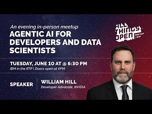 Agentic AI for developers and data scientists | All Things Open Meetup