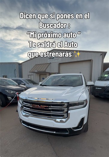 Está es la señal que necesitas 🚗🏁 el próximo auto 🚘 que vas a estrenar es este ➡️➡️ GMC ACADIA 2023 ✨ #gmcacadia #gmc #autonuevo #buscoauto #tuauto