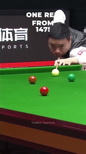 Ding Junhui Was One Red Away From a 147