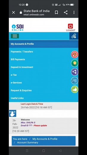 SBI Bank statement download in online/New updated 2022🔴