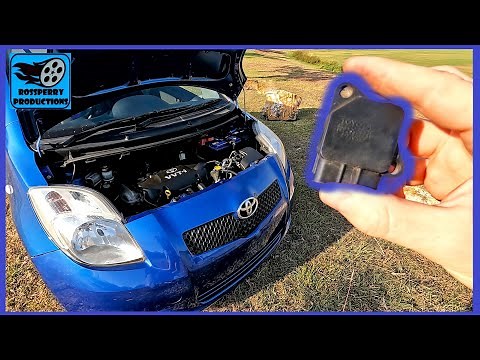 How to Replace Mass Air Flow Sensor on a Toyota Yaris 2005 - 2013 (MAF Tutorial)