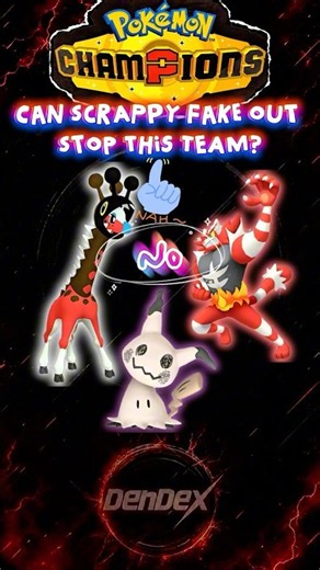 Can Scrappy Fake Out STOP Trick Room? 😈 | Pokémon Champions VGC