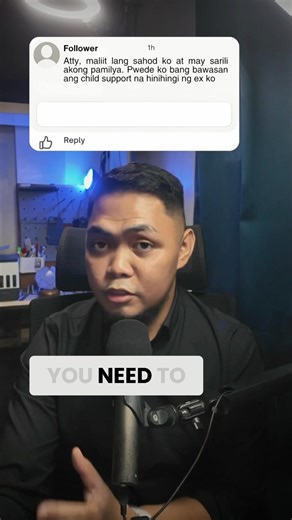 3.2K views · 21 reactions | Even if struggling financially and having a family of one's own, one cannot unilaterally reduce child support payments. Child support is based on the child's needs and the provider's means. A petition must be filed in court to adjust support based on current financial capacity. The child's welfare is the priority. #ChildSupport #FamilyLaw #FinancialHardship #LegalAdvice #Parenting #Custody | Atty. Alman-Najar Namla | Facebook