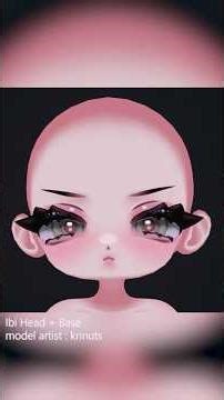 Ibi Chibi VRChat Face Tracking 3D Model Showcase