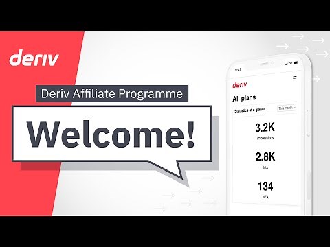 Welcome to Deriv Affiliate Programme