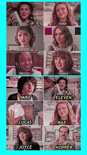 Stranger Things Funny Meme 😂 | “You Think That We Are Just Pretty Things?” | Eleven & Friends Edit 🔥