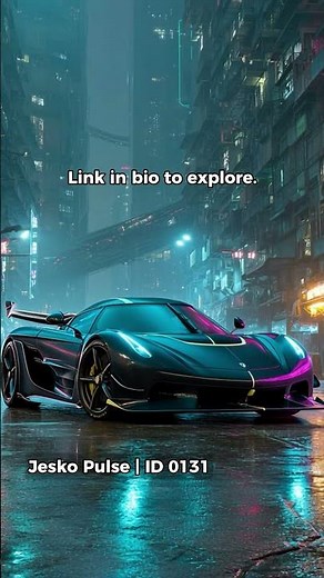 Koenigsegg Jesko 4K Cyberpunk Car live wallpaper #shorts #livewallpaper