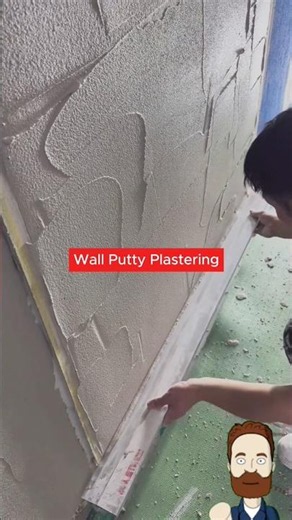 Wall Putty Plastering Like Glass