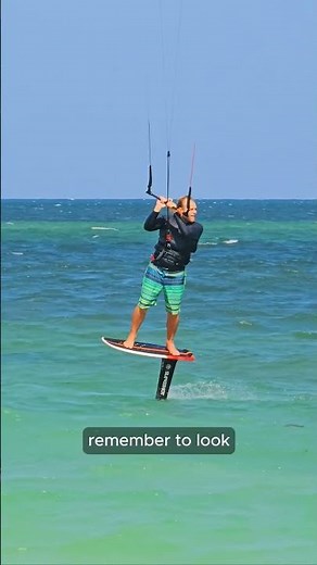 learn to gybe on a kite foil. #kiteboarding #kiteboard #kitefoil