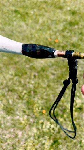 Turkey wing bone call. Can’t wait to use this thing. #strut #gobblegobble