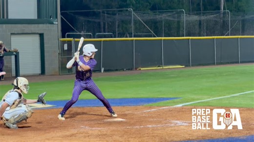 Another multi knock day for the junior. Good job of recognition here to get extended and send this ball down the LF line. #GAHS26