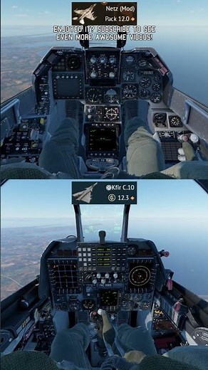 Day 360. Cockpits | Netz (Mod) and Kfir C.10 #warthunder #usa #america