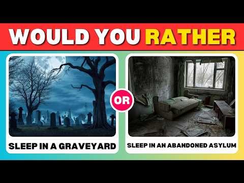 Would You Rather Scary Quiz 👻 | Creepy Halloween Edition | Horror Questions Challenge