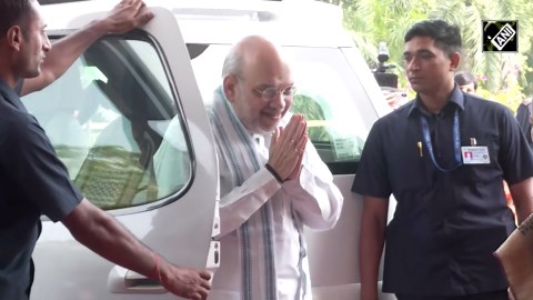 Union Home Minister Amit Shah arrives for NDA CM, DYCM meeting to be chaired by PM Modi