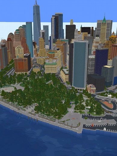 Exploring Lower Manhattan in Minecraft - My Biggest Project