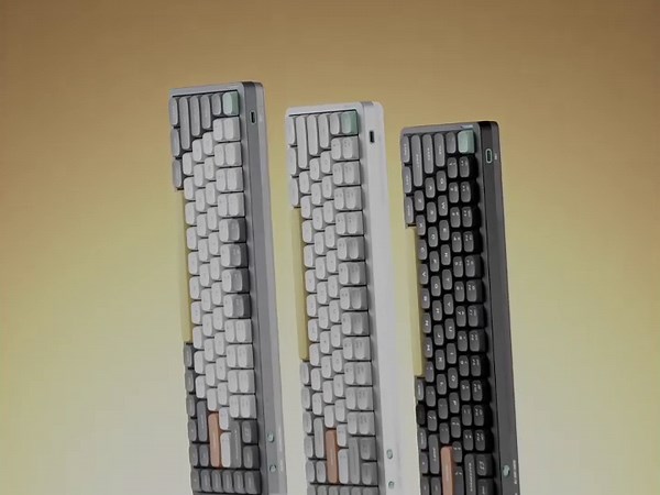 nuphy Air75 V2 Portable 75% Mechanical Keyboard,Wireless Keyboard,Supports Bluetooth/2.4G/USB-C RGB Gaming Keyboards,Compatible with Windows/Mac OS/Linux Systems Grey-Gateron Red Switch