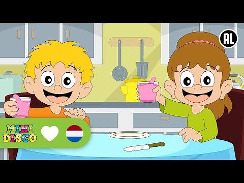 OP DE TAFEL | Kinderliedjes | Liedjes voor Peuters en Kleuters | Minidisco