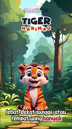 educational animation about tiger life 🐅 | Lesson for Kids #shorts #education #animation #learning