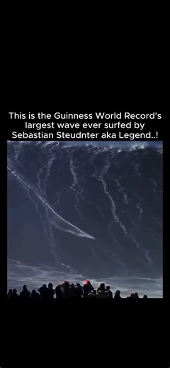 Guinness World Record Largest Wave Surfed Nazare #viral #amazing