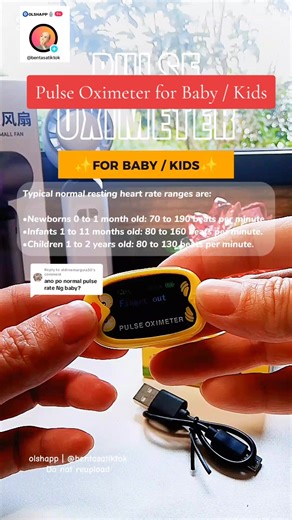 Pulse Oximeter for Babies: Easy and Quick Measurement
